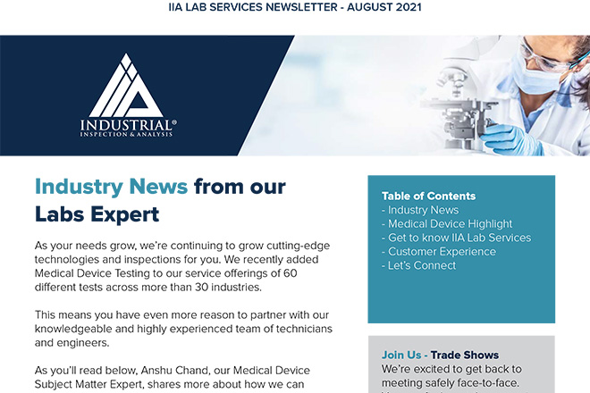 Lab Services Newsletter