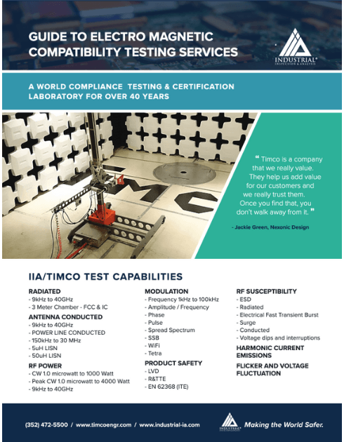 Electromagnetic Compatibility Testing