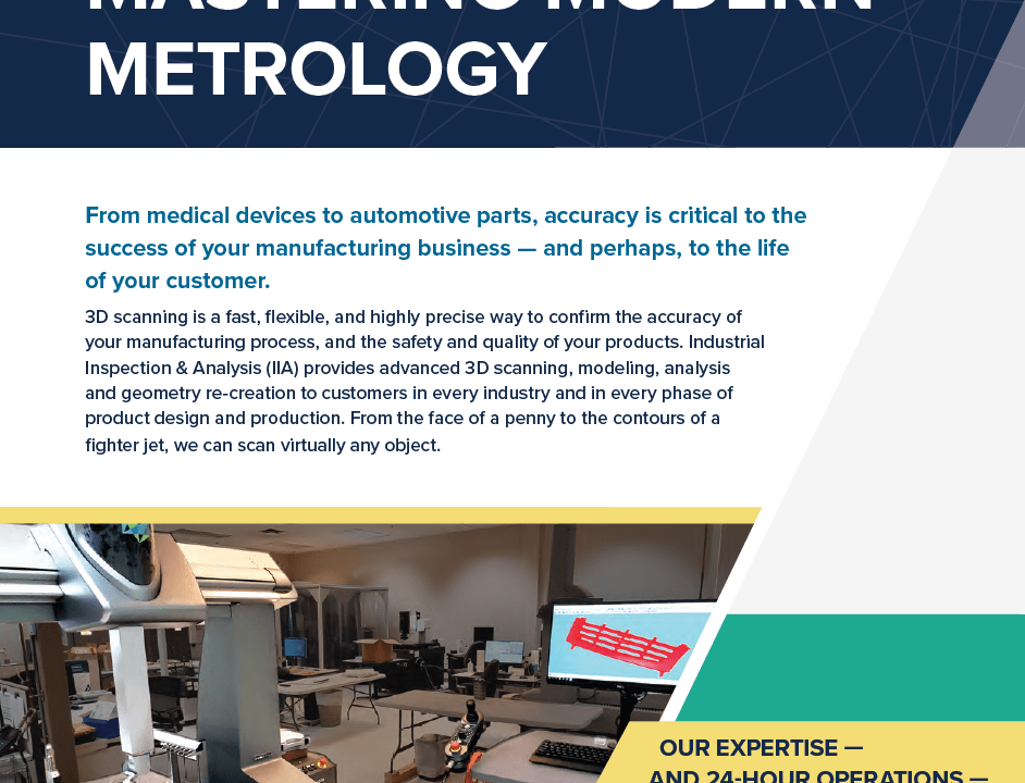 Dimensional Inspections Industrial Inspection & Analysis (IIA)