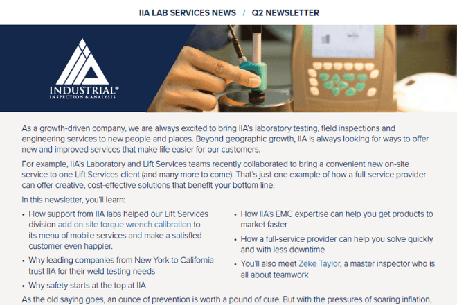 industry news from our lab experts