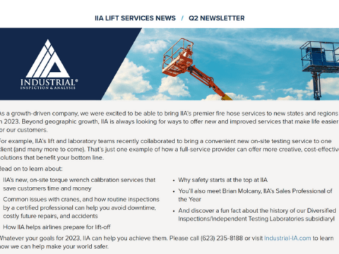 industry news from our lifting experts