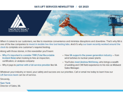 industry news from our lifting experts