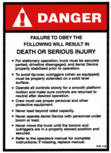 Safety and Warning Labels