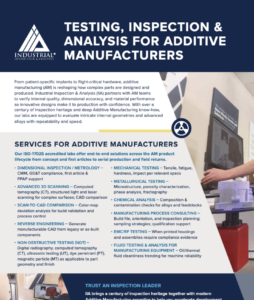 Remote Visual Inspection (RVI)