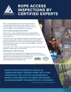 rope access NDT inspection